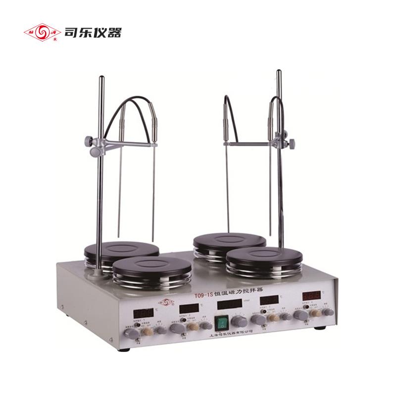 上海司乐四工位数显恒温磁力搅拌器T09-1S
