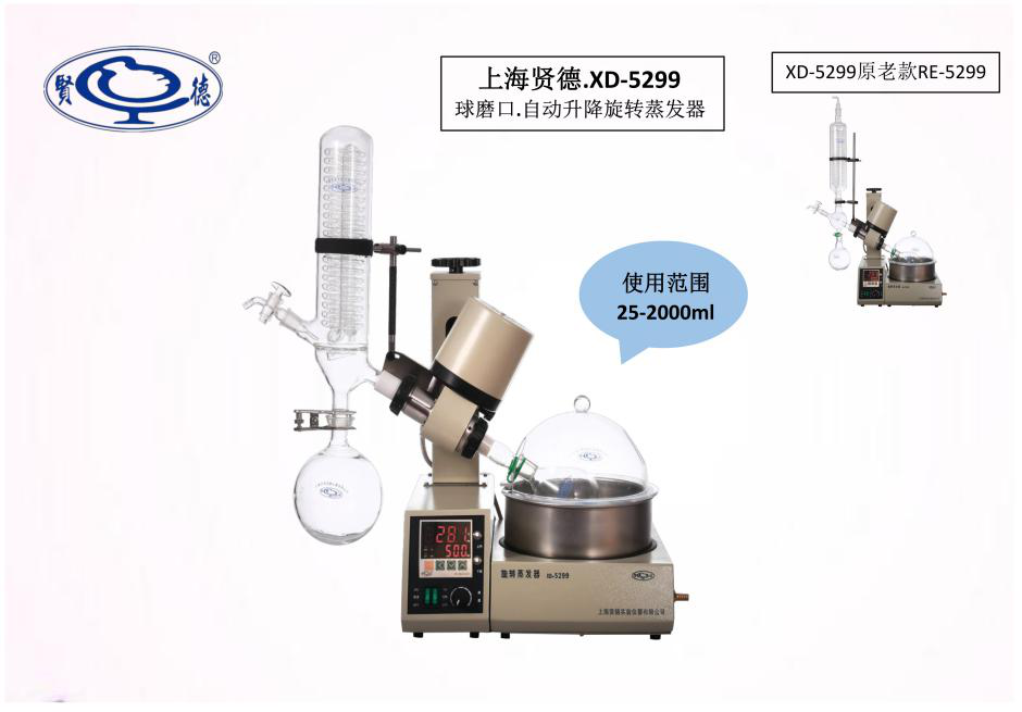 上海贤德 XD-5299旋转蒸发器(0.25-2L)